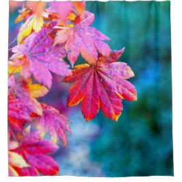 上品な日本のメープル葉の シャワーカーテン