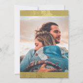 上品な書モダン道写真結婚式招待状 招待状 (裏面)