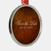 上品な本革デザイナーオーナメント メタルオーナメント (右)