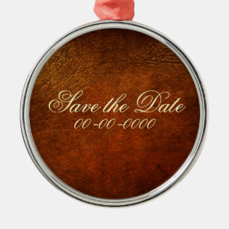 上品な本革デザイナーオーナメント メタルオーナメント