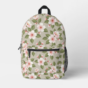 上品な桜のシームレスパターン プリントバックパック