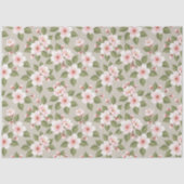 上品な桜のシームレスパターン 薄葉紙 (正面)