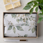 上品な植物画 ユーカリ ティッシュペーパー 薄葉紙 (ギフト)