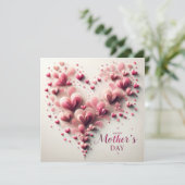 上品な母の日のパーソナライズ シーズンカード (スタンド正面)