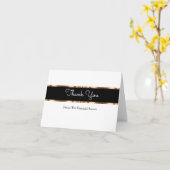 上品な法人企業のサンキューカード カード (黄色い花)