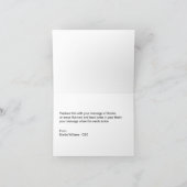 上品な法人企業のサンキューカード カード (内部)