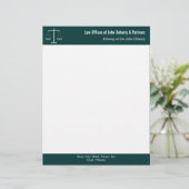 上品な法律事務所完全な| レターヘッド (スタンド正面)