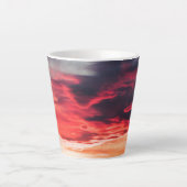 上品な波紋 カフェラテマグ (正面)