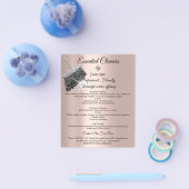 上品な清掃サービスハウス保のバラシルバー チラシ (シングル)