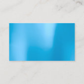 上品な清掃サービスメイド金ゴールドブルー海 名刺 (裏面)