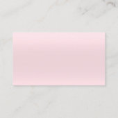上品な清掃サービスレジデンシャルグレーピンク 名刺 (裏面)