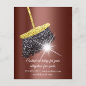 上品な清掃サービス保ハウスのメイド チラシ (裏面)