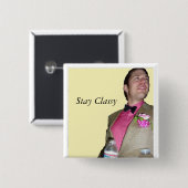 上品な滞在 缶バッジ (正面&裏面)