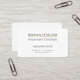 上品な独立したコンサルタントカード 名刺