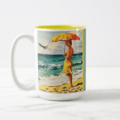 上品な生意気で少し頭が切れる素直な ツートーンマグカップ (左)