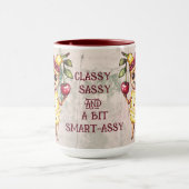 上品な生意気で少し頭が切れる素直な マグカップ (中央)