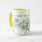 上品な生意気で少し頭が切れる素直な マグカップ (正面左)