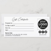 上品な発光金ゴールドラウンドボウエレガントホワイトギフト (裏面)