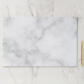 上品な白エレガント大理石パターン ペーパーパッド (インサイチュ)