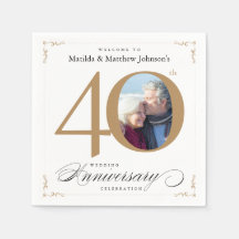 上品な白金ゴールド書道40周年記念