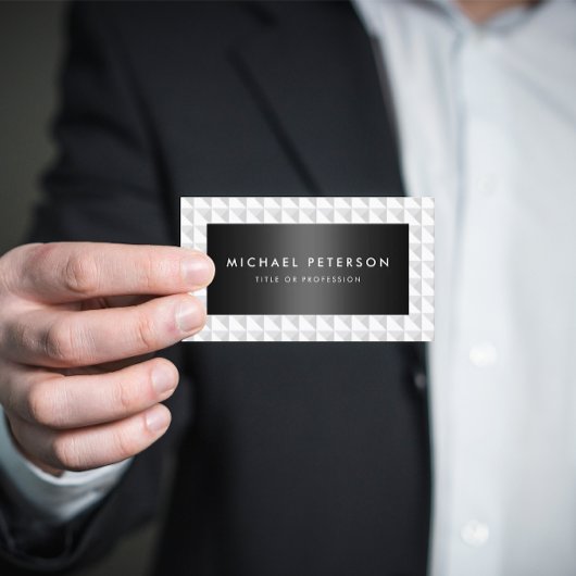 上品な白黒の名刺 名刺