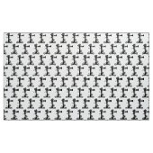 上品な白黒シネカメラモチーフ ファブリック (ヤード)