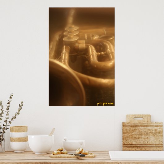 上品な真鍮 ポスター (キッチン)