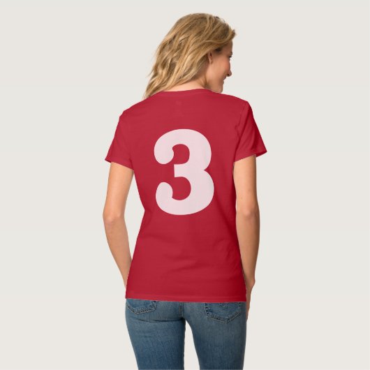 上品な第3 Tシャツ (裏面フル)