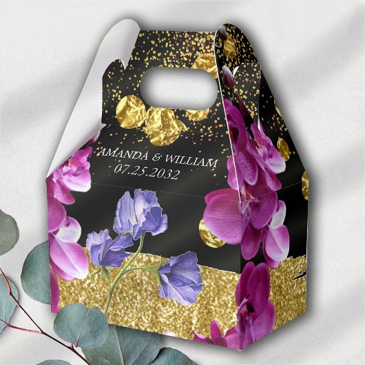 上品な結婚式の引き出物ボックス フェイバーボックス