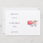 上品な結婚式招待状 招待状 (裏面)