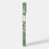 上品な緑の金ゴールド大理石パターンiPhone / アンドロイド Case-Mate iPhoneケース (裏面 / 右)