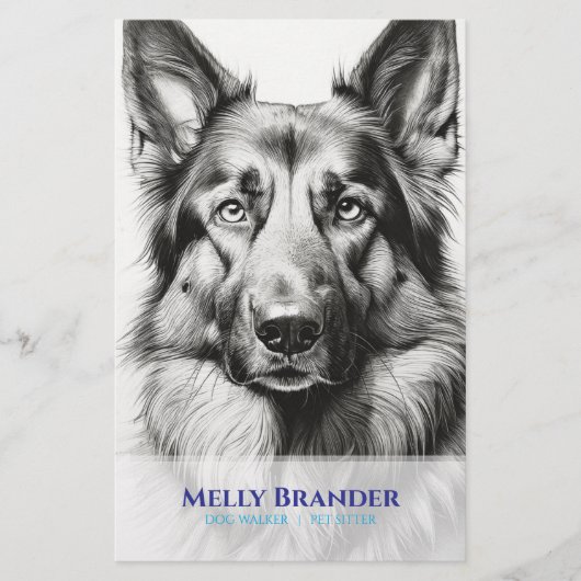 上品な羊飼いドッグフライヤー チラシ (正面)