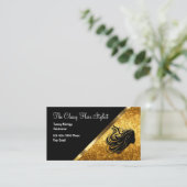 上品な美しいビジネスz$m 名刺 (スタンド正面)