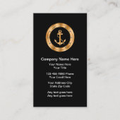 上品な航海の名刺 名刺 (正面)