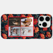 上品な芍薬カスタムフォトコラージュiPhoneケース Case-Mate iPhoneケース (裏面 (横))