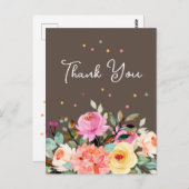 上品な花のギフトまたは親切なお礼のポストカード ポストカード (正面/裏面)