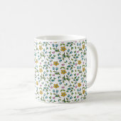 上品な花のマグカップ コーヒーマグカップ (正面右)