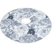 上品な花柄 ブラッシュドポリエステルツリースカート (アングル)