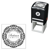 上品な華美カスタム家族の名前差出人住所 セルフインキングスタンプ (インサイチュ)