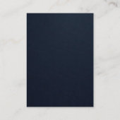 上品な華美ペイズリーアイボリー金ゴールド結婚のウェブサイト エンクロージャーカード (裏面)