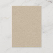 上品な華美ペイズリーダスキブルー結婚ズのレジストリ エンクロージャーカード (裏面)