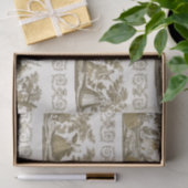 上品な華美ヴィンテージパストラルダンスベージュ 薄葉紙 (ギフト)