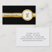 上品な薬学の名刺 名刺 (正面/裏面)