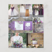 上品な蘭の梅の結婚色パレットカード202 (裏面)