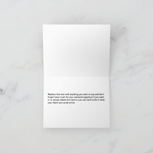 上品な財務顧問ビジネスサンキュー サンキューカード (内部)