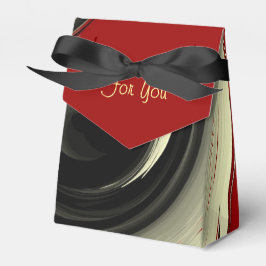 上品な赤いブラック/クリーム>お気に入りボックス フェイバーボックス