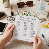 上品な赤面ピンクのフローラあなたの財布のゲームに何が チラシ