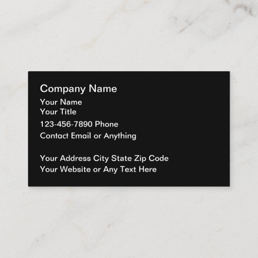 上品な車のテーマ名刺 名刺 (裏面)