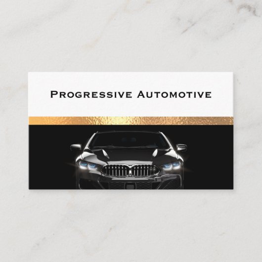 上品な車のテーマ名刺 名刺 (正面)
