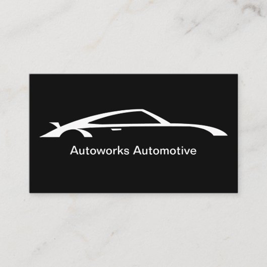 上品な車の絵を描Bodyshopの名刺 名刺 (正面)